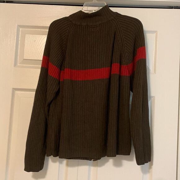 ARIZONA JEAN COMPANY, sweater, full zippered length, large, good cond - Picture 2 of 10